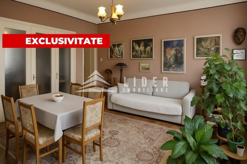 Vanzare apartament 4 camere 120 mp+studio la demisol+garaj, zona centrala - 1
