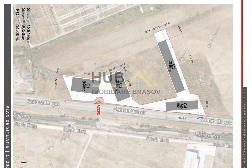 Teren Industriala 22.116 mp - zona Uzina 2 cu PUZ | Strada Timisul Sec - 5
