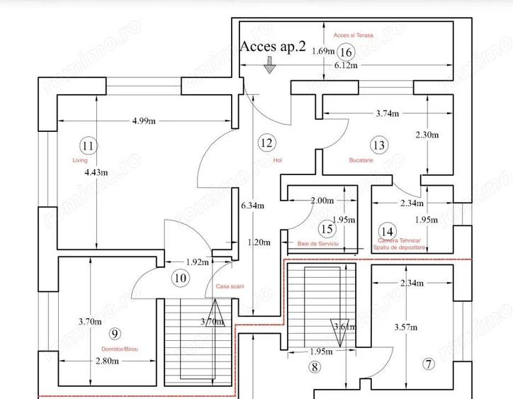 Duplex de vanzare, 137 mp, zona Independentei - 2