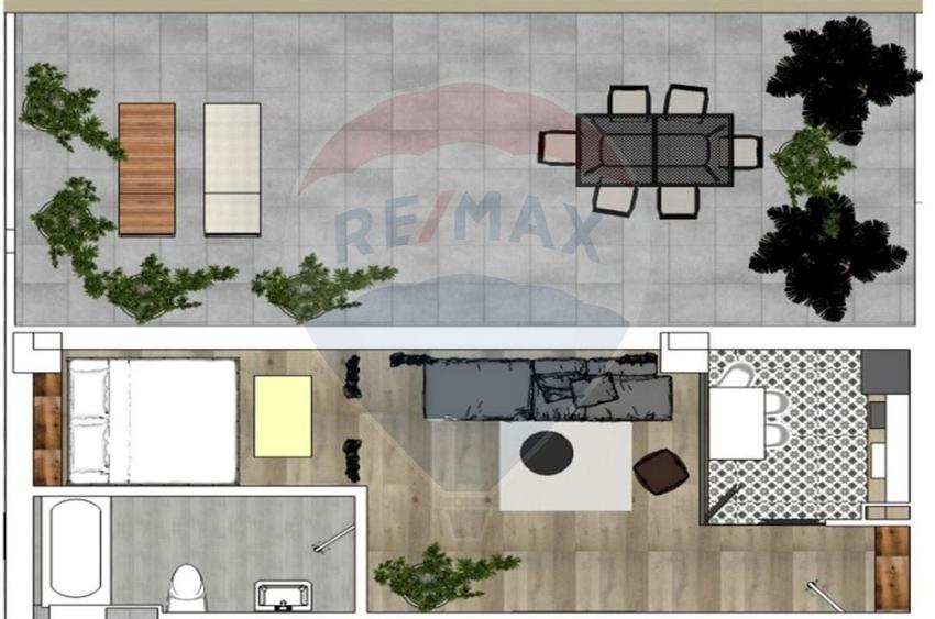 Apartament 2 camere tip studio cu terasă generoasă 50 mp prima locuire - 18