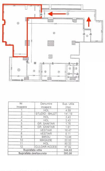 Spatiu cafenea, birou, sala sport, de la 80mp la 100mp, Iasi, Centrul Civic - 3