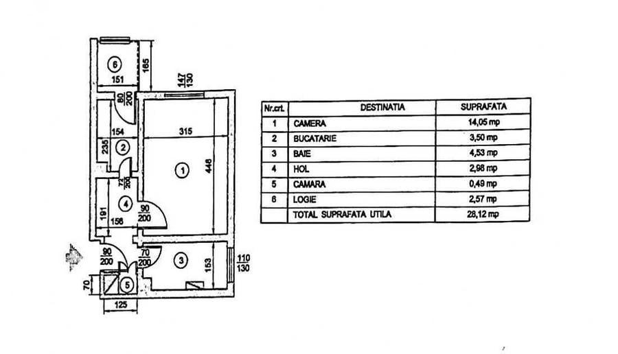 Garsoniera Mobilata/Utilata Centrala Termica in Militari - 1