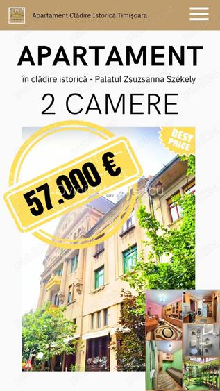 Apartament cladire istorica Timisoara - investitie profitabila, la pret excelent! Apartament cladire istorica Timisoara - investitie profitabila, la pret excelent!