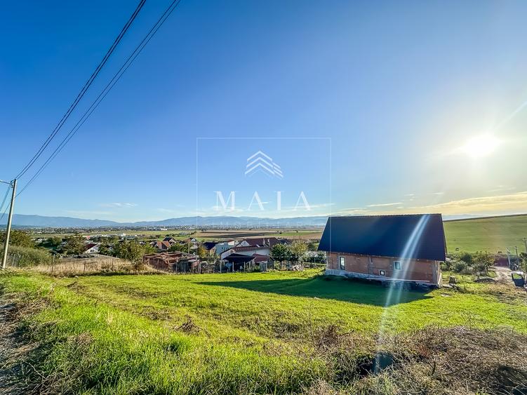 Teren de 874 mp cu vedere panoramica si proiect pentru casa, Sura Mare - 3