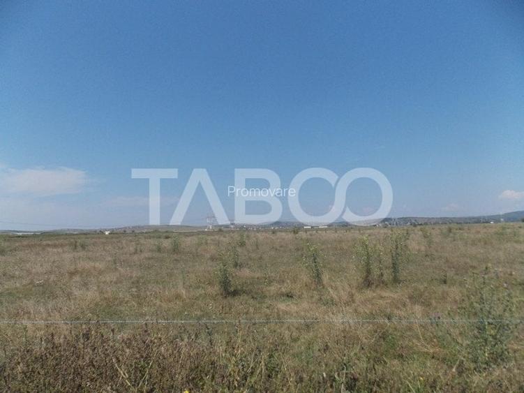 Teren arabil 1200 mp in Mohu judetul Sibiu la sosea