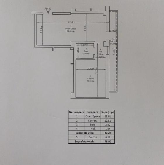 NOU* Apartament 2 camere situat la Rond Pacurari - 1