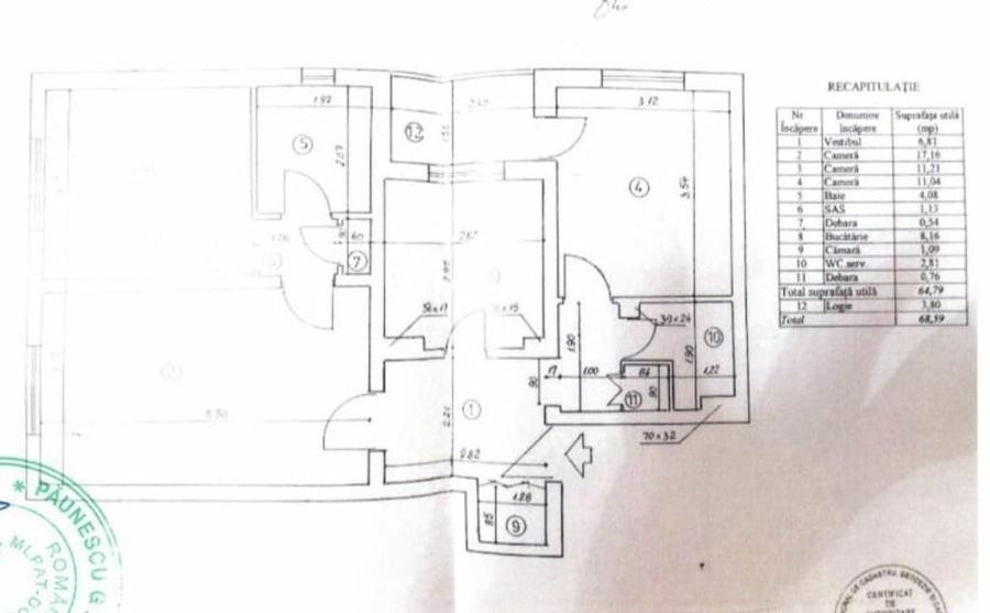 Bulevardul Chisinau-apartament 3 camere - 3