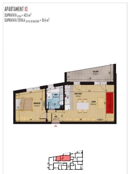 Bragadiru Smirdan-Etaj 1/3, predare la cheie - 4