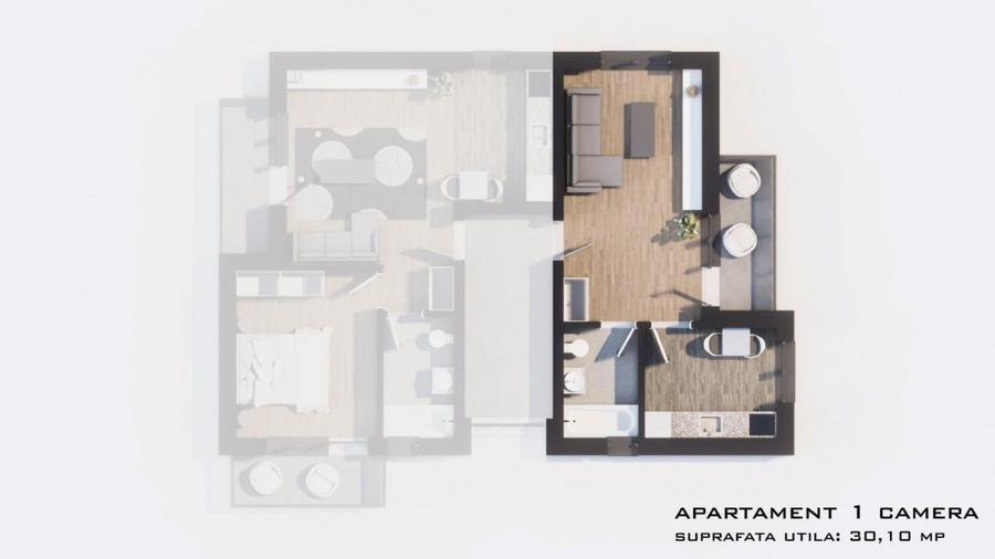 COMISION 0%! 2 CAMERE BLOC NOU PACURARI-REDIU - 12