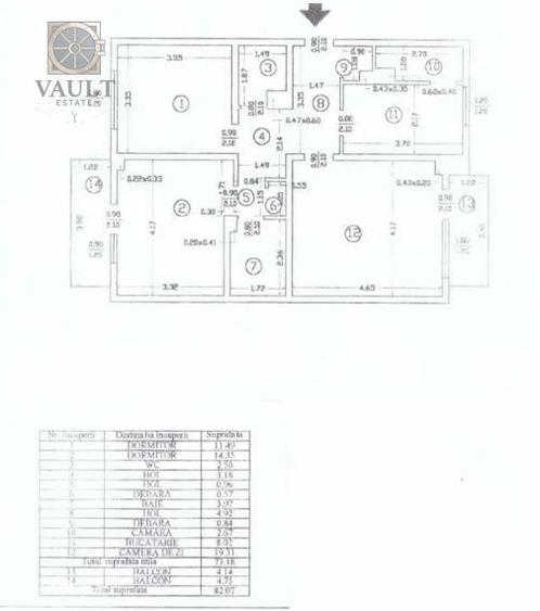 Apartament cu 3 camere decomandat, mobilat în Rahova — fotografia 1