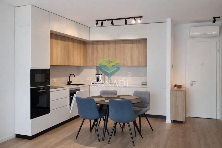 Apartament cu 2 camere semidecomandat, mobilat în Domenii