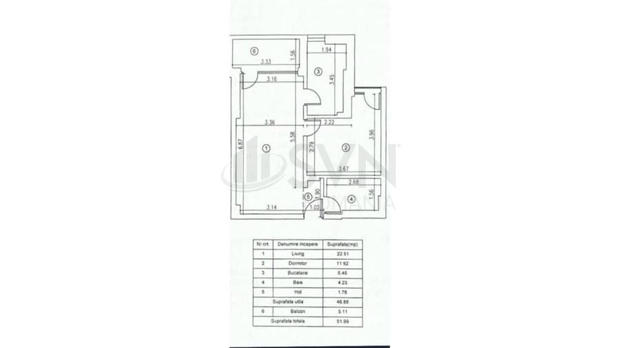 REA1028768 Apartament 2 camere de vanzare l Barbu Vacarescu - 10