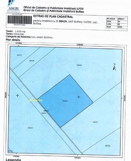 Vând teren construibil 1000 mp lângă pădure Buftea - 4