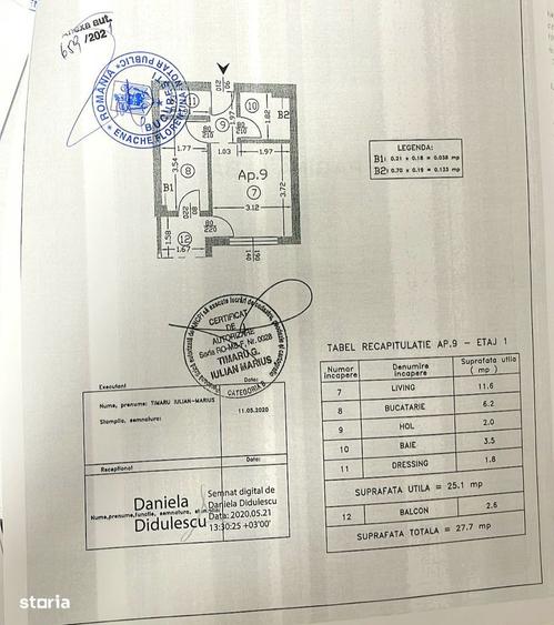 Garsoniera mobilata ?i utilatain Militari Residence,Strada Tineretului - 1