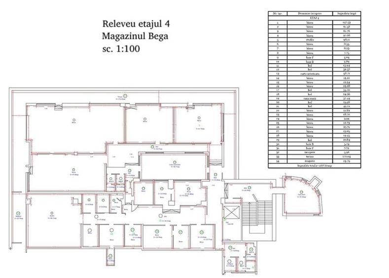 Spatiu de birouri, in Centrul Comercial BEGA, zona CENTRALA