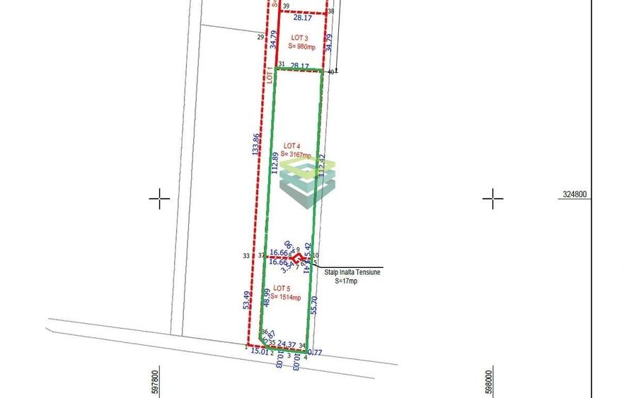 Teren Cernica - Oxigenului -  6.835 mp - 4