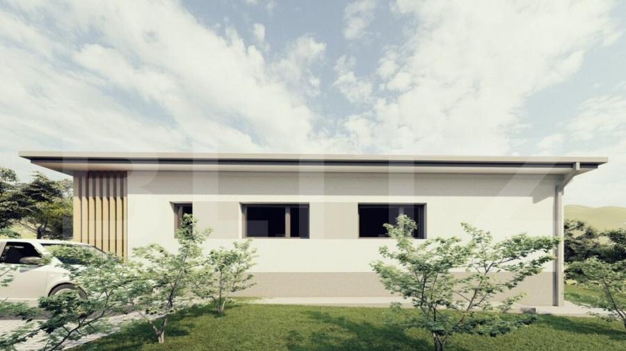 Casa semifinisata pe un nivel, 600mp teren - 7