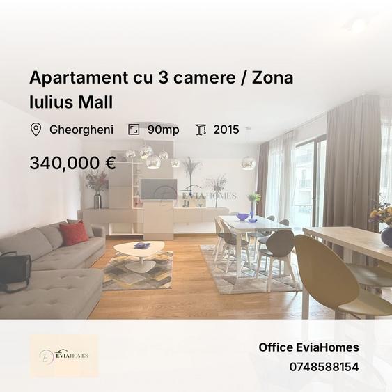 Apartament cu 3 camere / Zona Iulius Mall - 1