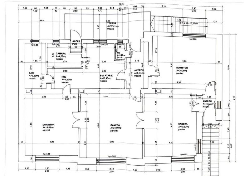 Casă individuală cu intrări separate in zona Complexului Studentesc - 3
