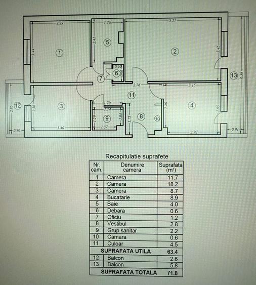 Vanzare Apartament 3 Camere Dristor- Vitan - 4