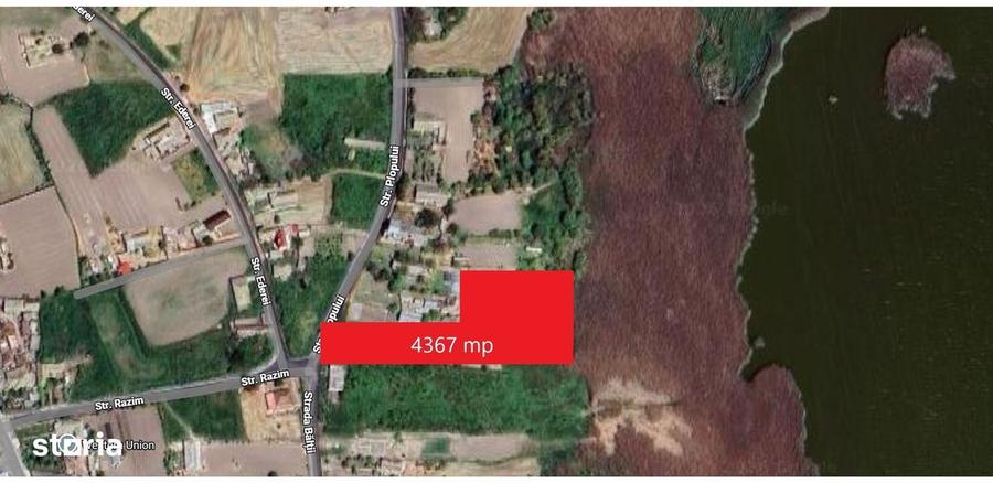 Teren intravilan 4367 mp Salcioara deschidere la lac - 2