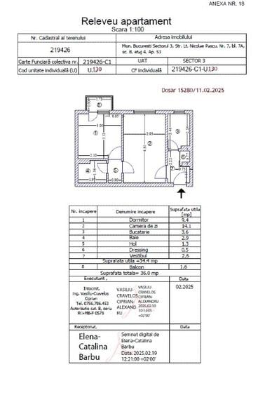 Direct proprietar – Apartament 2 camere, 37mp, Vitan-Bobocica, etaj 4/4 - 1