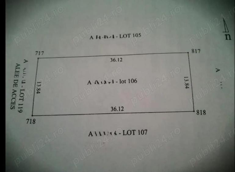 Teren extravilan de vanzare KM 5 - Sere Zona Heliport - 2