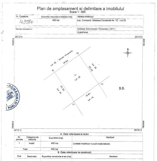 Teren 465mp, cu autorizatie casa individuala P+1E - 9