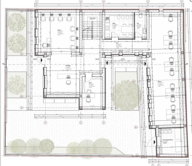 Cladire pt birouri pe 2 nivele, zona INTRE LACURI - 1