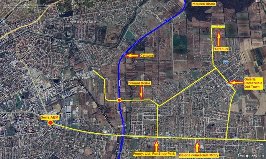 Terenuri Mosnita, Padurea Bistra, cu utilitati: 80euro/mp+TVA - 2