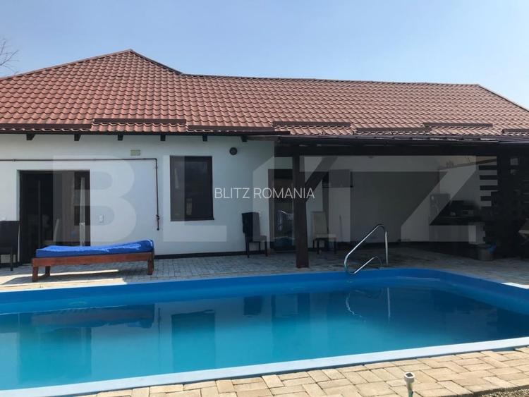 Casa Moderna cu Piscina, Foisor si Teren Generos-Teaca