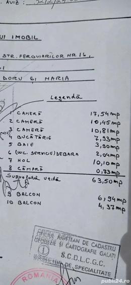 Apartament 3 camere de vanzare Micro 13B,et 2 - 4