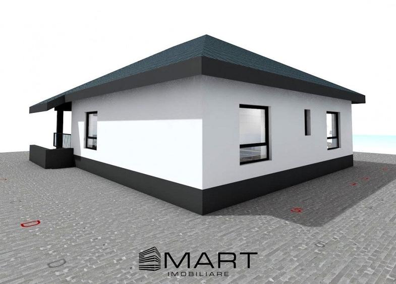 Casa individuala 1 nivel, 120mp cu teren 500mp  in Cristian - 3