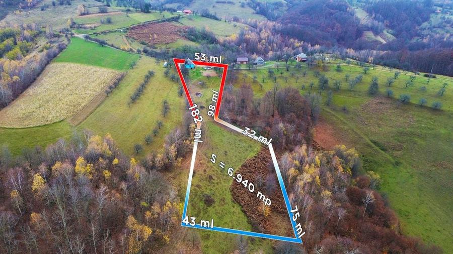 GRATIS O CASA + Teren de vanzare ideala cabana-PRIVELISTE DE VIS - 16