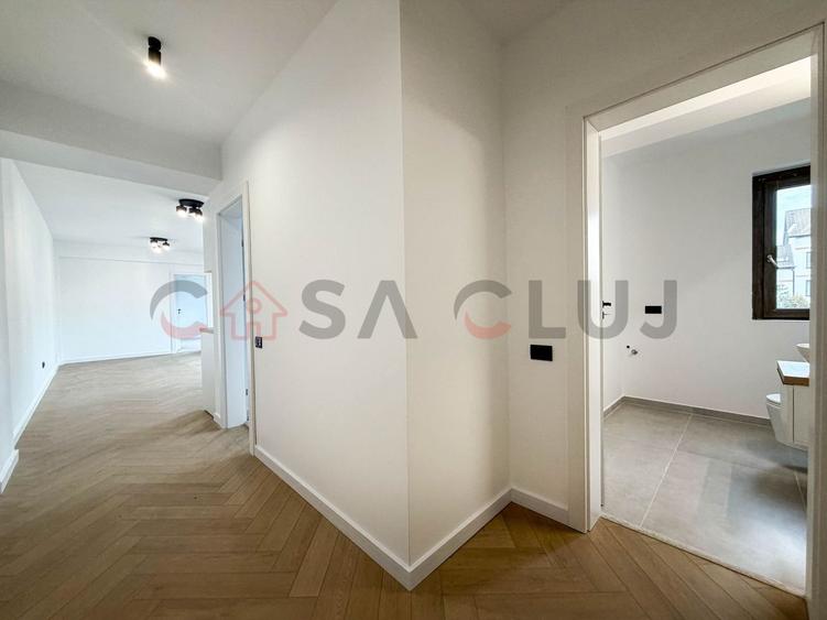 Apartament 3 camere NOU, prima locuire | terasa, parcare | Borhanci - 4