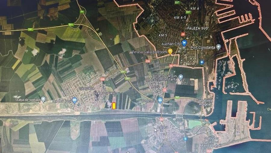 Exclusiv! Teren extravilan 10.000 mp - Cumpana - Malul canalului (Cod E3) - 2