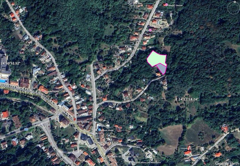 DOMENIU EXCLUSIVIST Baile Govora: 2500 mp cu Helesteu, Parau, Padure si Utilitati Ideal Pensiune / Retreat - 7