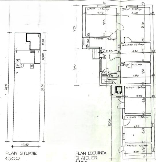 Sag - Casa P si teren 1937 mp- Vatra veche - 1