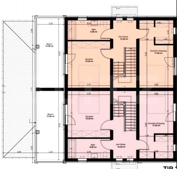 Duplex de 114 mp utili, teren 250 mp, in zona Chisoda - 10