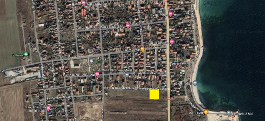 De vanzare teren 1000 mp, la 150 m de Plaja, 2 Mai – Ideal pentru Investitii! - 1