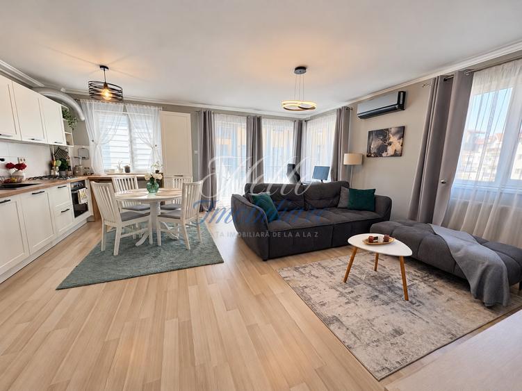 Apartament cu 2 camere semidecomandat, mobilat în Florești