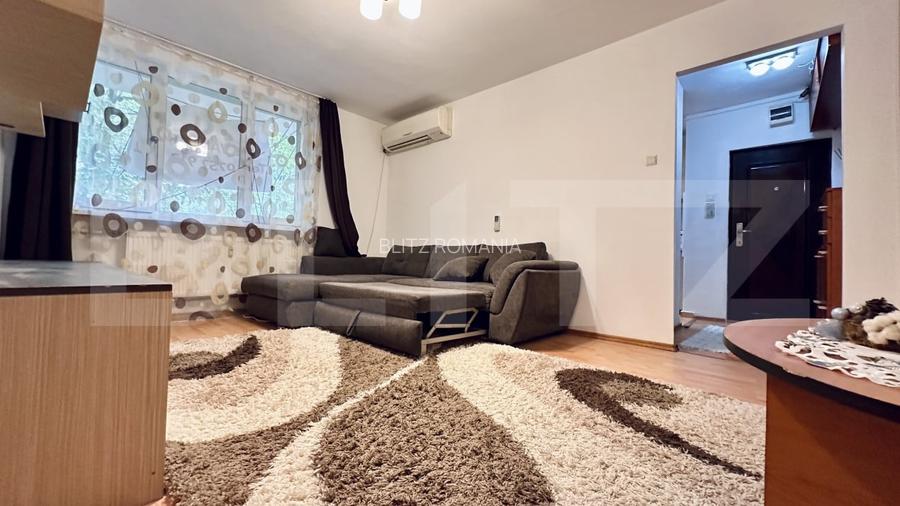Apartament 2 camere, mobilat si utilat, tip Q, bloc izolat termic