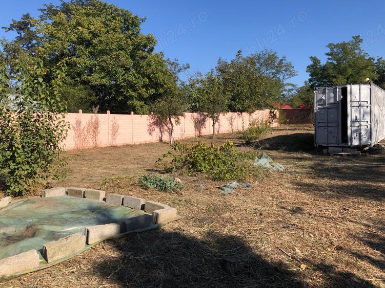 vand 1330 mp intravilan, cu casa batraneasca si container maritim HC, in Alexandru Odobescu,Calarasi - 8