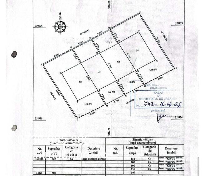 Duplex cu 4 camere cu Canalizare în Nord-Est
