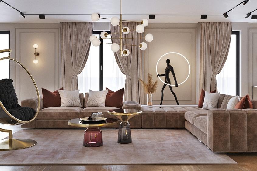 Apartament 4 camere-220 mp-Penthouse-Ansamblu Rezidential Finalizat-2 min Metrou - 3