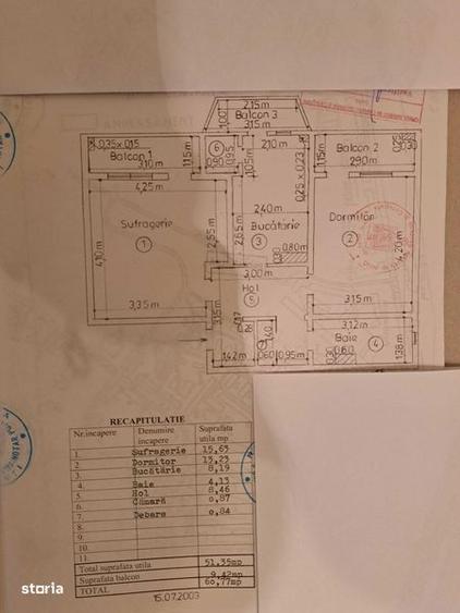 Apartament 2 camere CENTRAL - 1