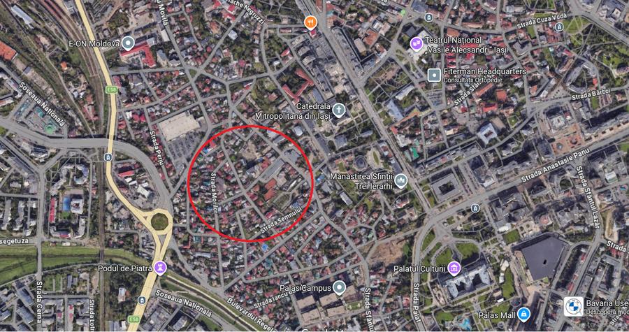 Teren Construcții intravilan de 829 mp, în Central