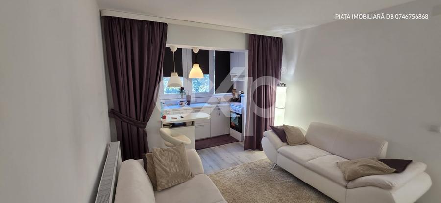 Apartament cu 2 camere semidecomandat, mobilat în Micro 9