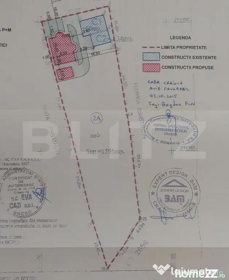 2 case centru Peri?or, teren 2016 mp, 27 m deschidere - 2