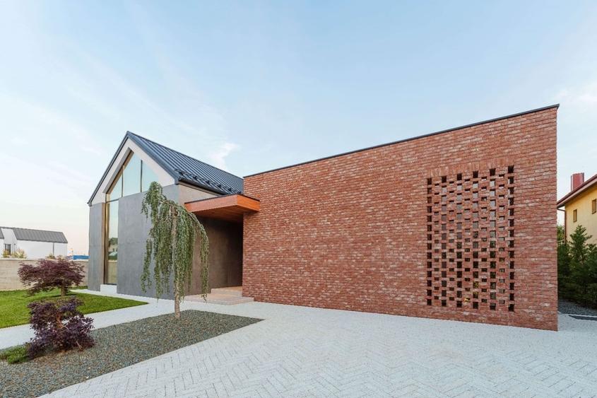 Casă Parter cu Design Minimalist și Piscină - 12